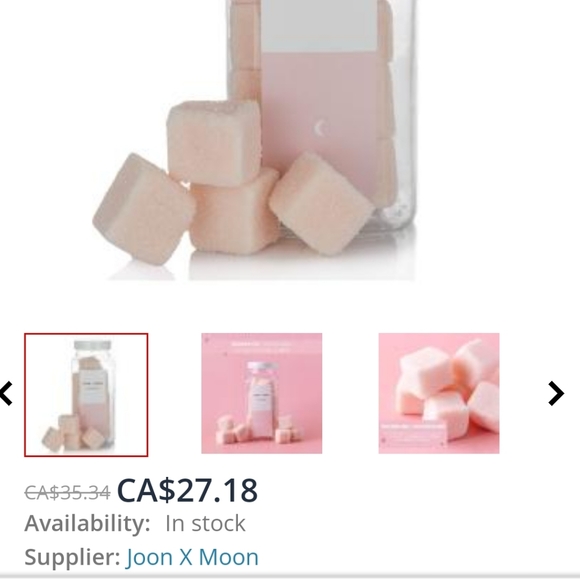 Exfoliating sugar cubes - Picture 6 of 6